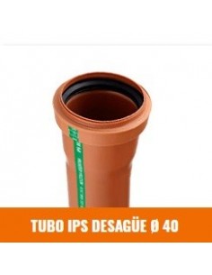 Tubo Ips  Desague 40  X 4000